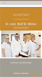 Mobile Screenshot of dr-woehler.de